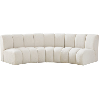 Izen Upholstered Curved Sectional Symmetrical
