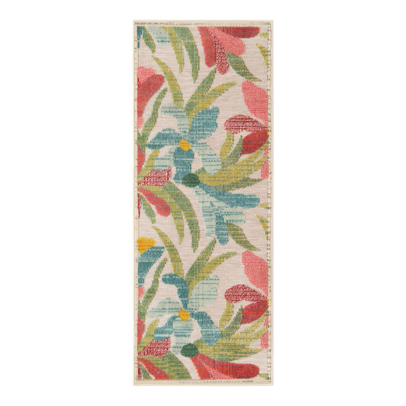 Wrought Studio Corniche Marelda Indoor/Outdoor Area Rug, Runner 2' x 5'1"