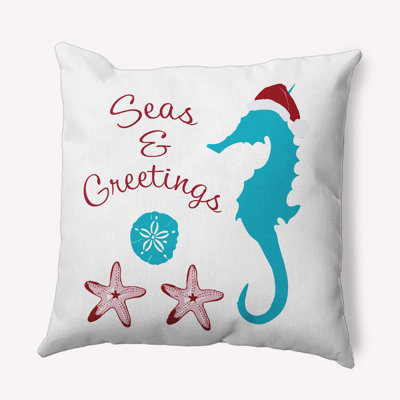 Outdoor Reversible Throw Pillow