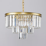 Lustre à niveaux unique et remarquable à 6 lumières Geboe
