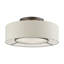Plafonnier semi-encastré 3 lumières 17 po Zeidi-335605161