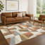 Tapis géométrique intérieur / extérieur lavable à la machine Hashlamoun ACN2327-676329367