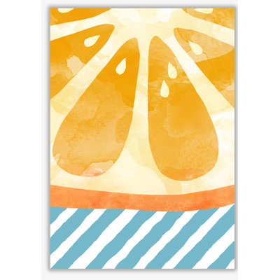 Orange Abstract - Print