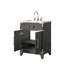 Ensemble de meuble-lavabo simple avec plateau en acrylique et robinet-1279339931-1279339928
