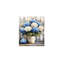 Bleu et blanc, hortensia, art mural, décoration intérieure, 24 po x 18 po