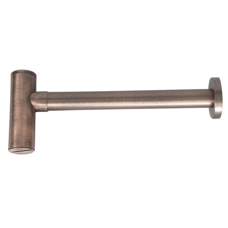 Siphon de lavabo, Bronze huilé