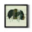 Woodgrain Pig - Peinture sur toile encadrée-492441474-492441495