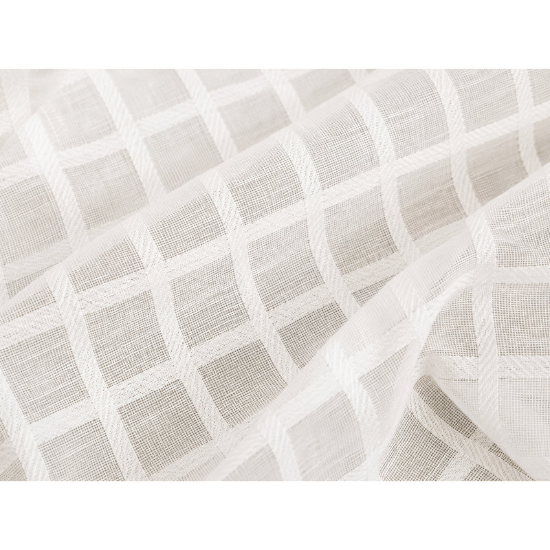 Renna Sheer Curtain Single Panel, 52" W x 84" L