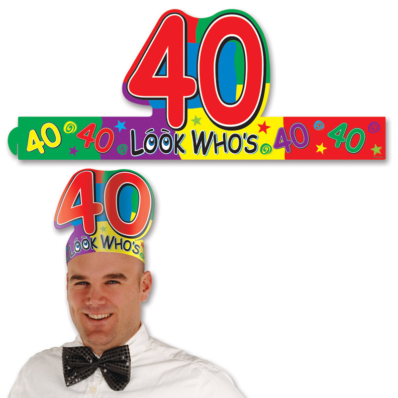 Serre-tête Look Who's "40", 40