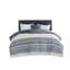 Ensemble de housse de couette en coton pour lit double / grand 3 pièces avec capitonnage en chenille-121790348