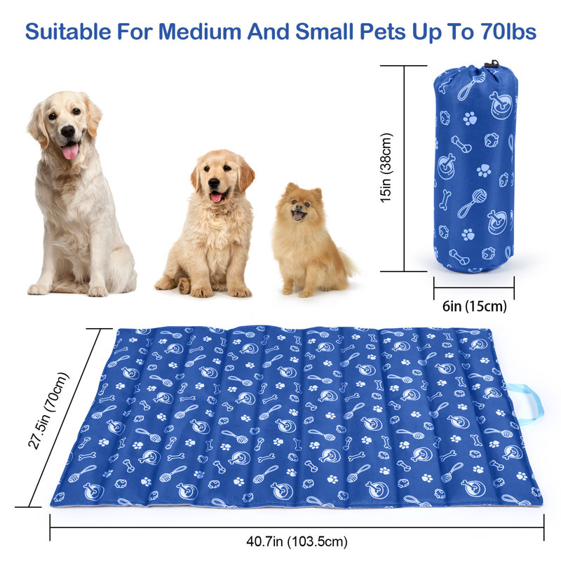 Tapis d'extérieur imperméable pour chien