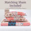 Lavish Home 3-Piece Quilt Set Queen Size - Mallory Classic Patchwork Full/Queen Size Quilt with 2 Bed Pillow Shams - Machine Washable Lightweight Bedding (Multicolor)-19700354