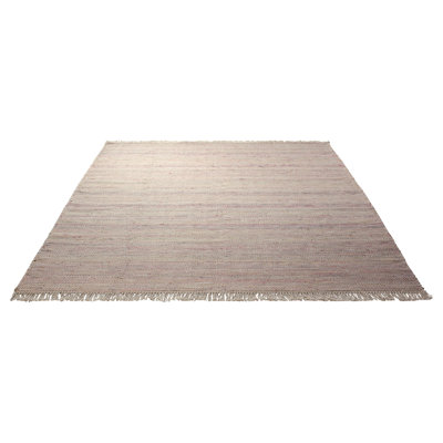 Misty Solid Colour Wool Area Rug