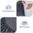 Waterproof Mattress Protector Queen Size, Soft Mattress Cover With 18"Deep Pocket,Dark Gray-608898594