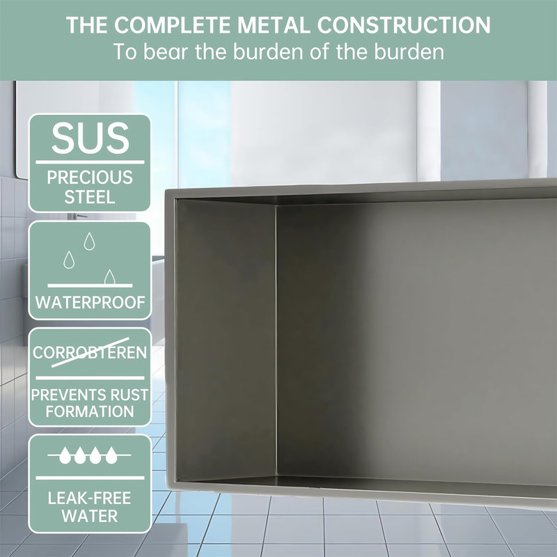 Stainless Steel Makeup Organizer