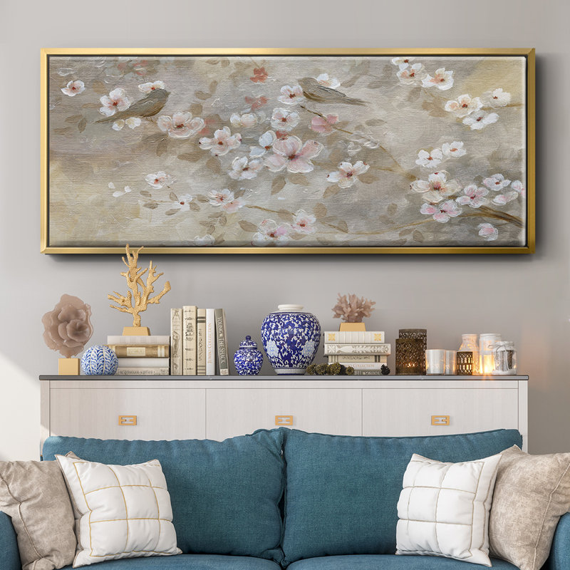 Au début du printemps - Toile encadrée, H 20 po x l 50 po