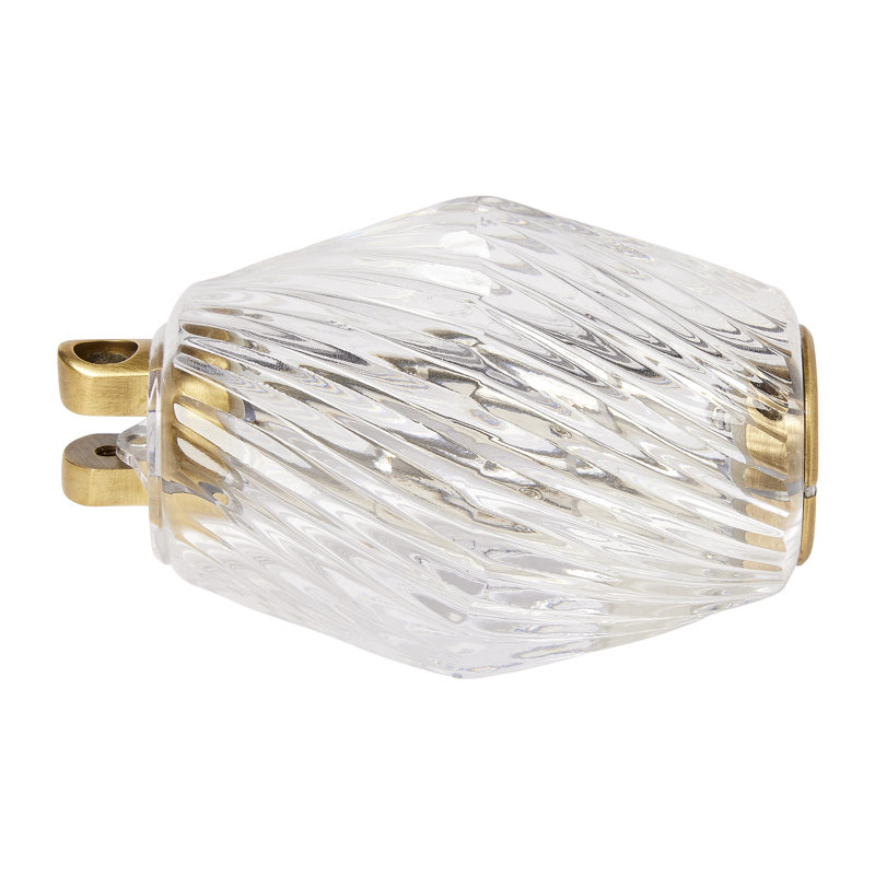 Collier 132 Chandelier, Natural Brass, 140.5" H x 2" W x 2" D