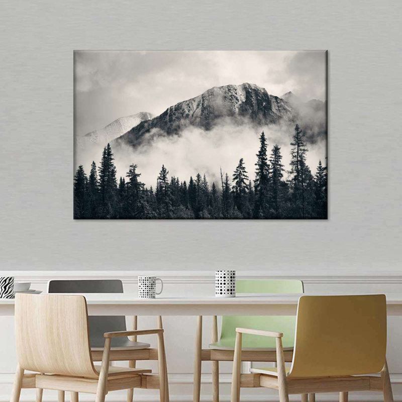 «Banff Park Mountain Scene», reproduction sur toile, H 24 po x l 36 po