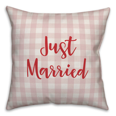  Coussin Just Just Married