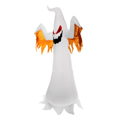 8FT TALL GHOST WITH SPECIAL LIGHT EFFECT
