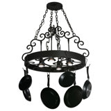 Dior Steel Handcrafted Round Hanging Pot Rack
