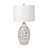 Jenny - 26" Ceramic Table Lamp - Set of 2 - White, Blue Finish