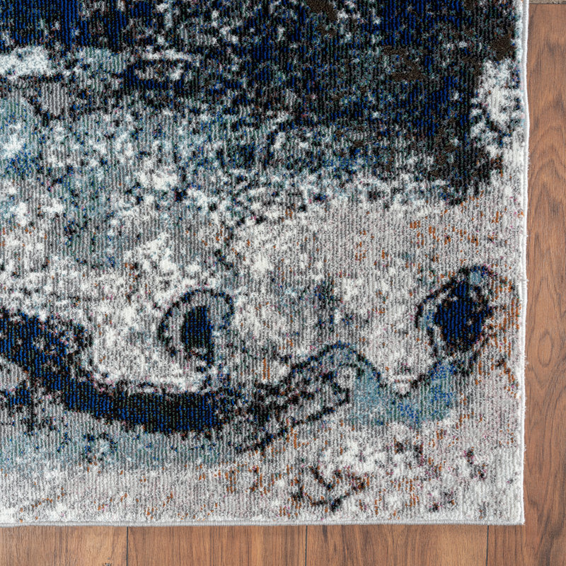 Abstract Indoor Rug, Rectangle 5'3" x 7'6"
