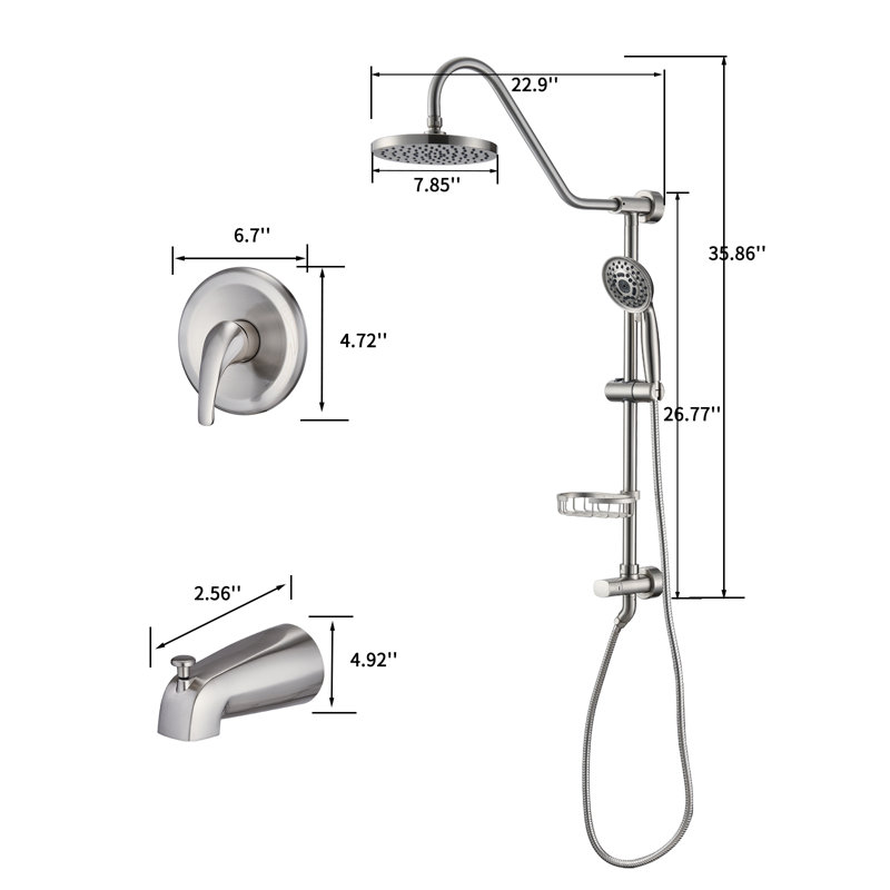 All-In-One Kit with Rough in-Valve