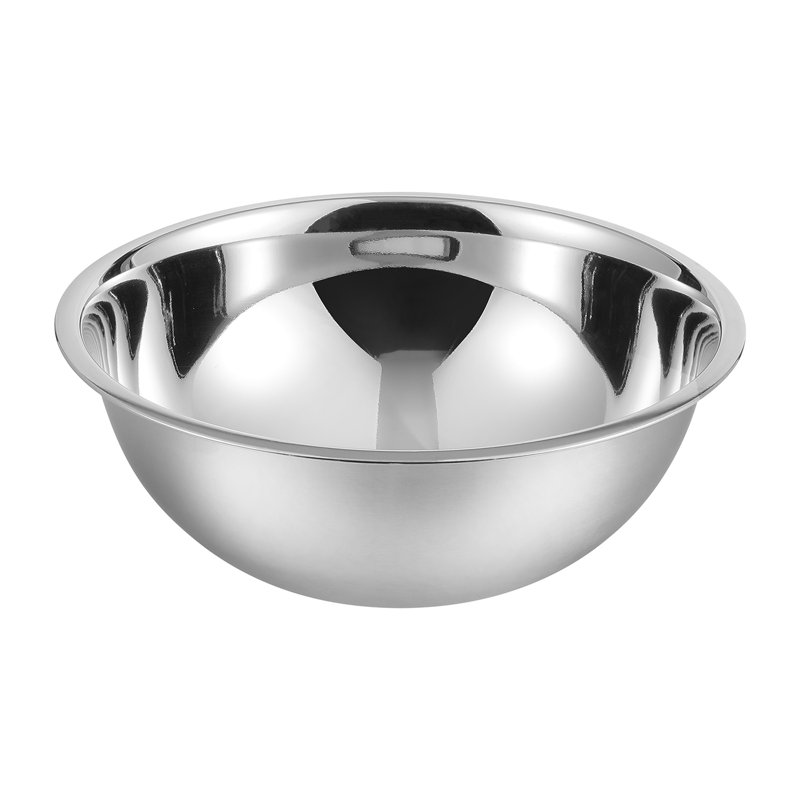 Bol à mélanger en acier inoxydable YBM Home, 8 pintes