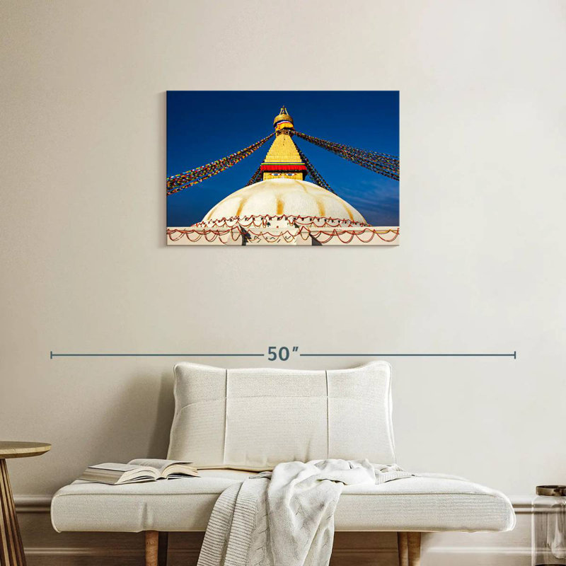 Adella Boudhanath Stupa, 20" H x 30" W