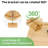 Couch Armrest Table, Bamboo Clip On Couch Arm Table With 360°Phone Holder,Foldable Sofa Arm Tray For Eating And Drinking, TV Tray-285197650