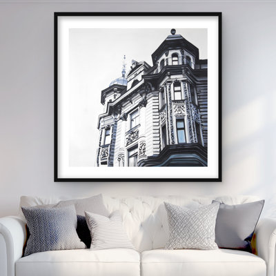 Historic Apartment - Livingroom Building Framed Matted Print