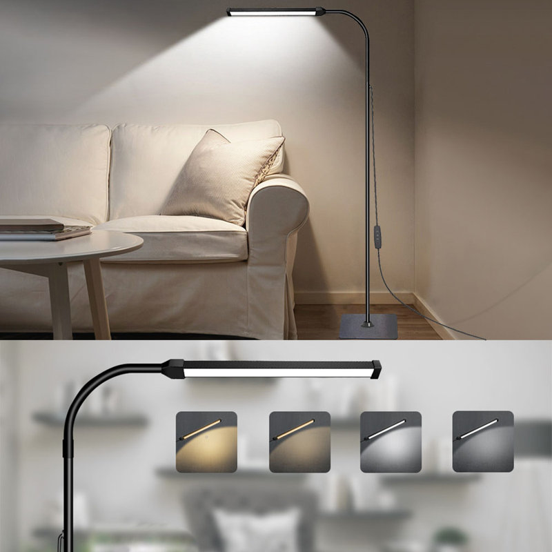Measia 64'' LED Task Floor Lamp with USB