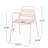 Terra Nova Bistro Set - Matte Light Pink-870444674
