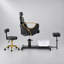 Fauteuil de pédicure avec bain de pieds massant, fauteuil de spa pivotant à 360° - Noir-135791485