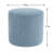 Crescendo 19" Wide Round Pouf Ottoman-469570663