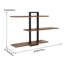 Iron,Wood Floating Shelf