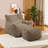 Compression Large Faux Fur Memory Foam Filled Bean Bag Chair For Adults And Kids-110327061