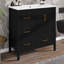 Meuble-lavabo 36 po avec lavabo, meuble-lavabo simple autoportant avec 2 portes et 4 tiroirs à fermeture en douceur-1614978732