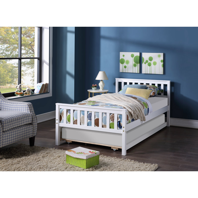 Lit plateforme Hephzibah, Blanc