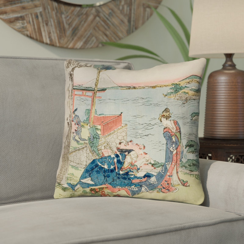 Coussin Katsushika Hokusai, 20 po x 20 po