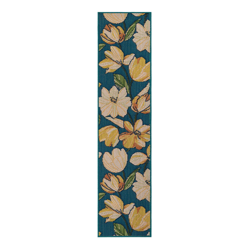 Camalu Higgin Indoor/Outdoor Area Rug, Tapis de couloir 2 pi x 8 pi