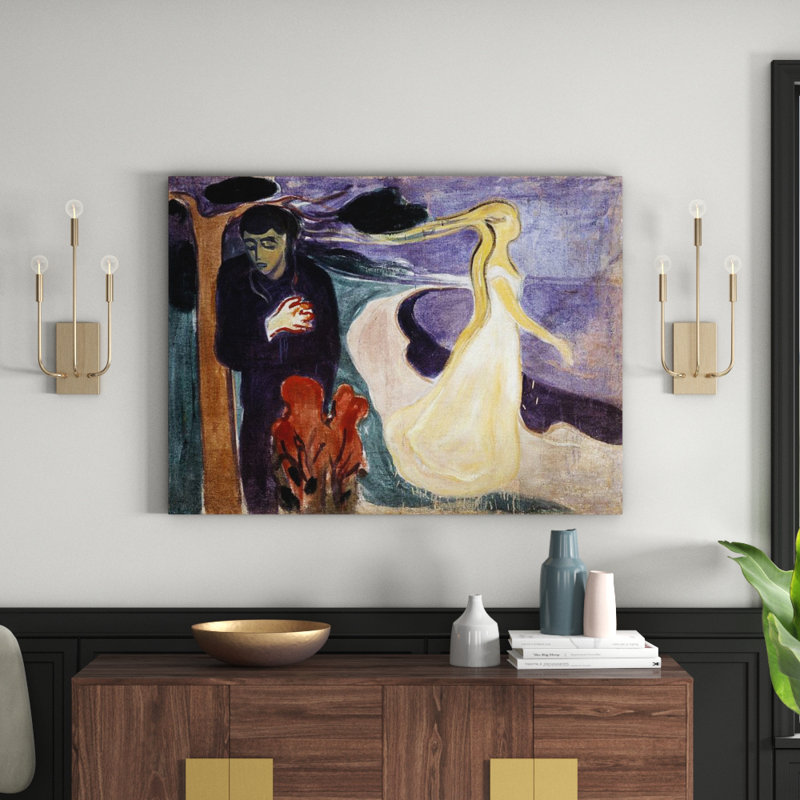 Edvard Munch - Wrapped Canvas Painting, 90cm H x 120cm W x 1.8cm D