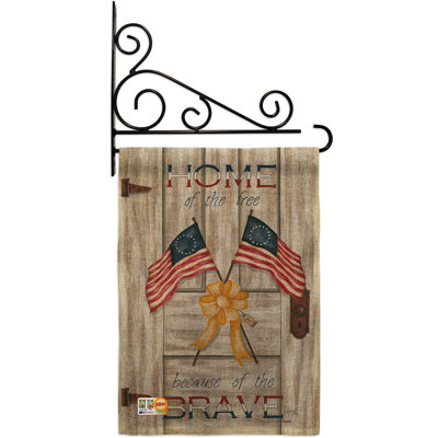 Maison du en toile jute 2 côtés à 2 côtés, de 19 po x 13 po drapeau de jardin