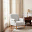 Fauteuil rembourré en bois-397560425