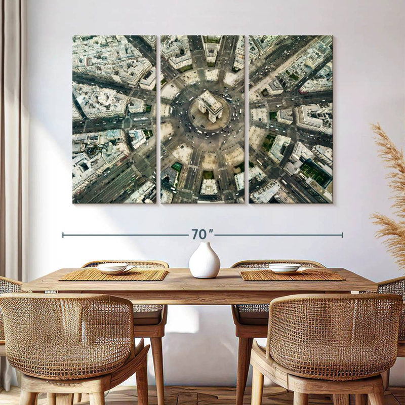 Arc De Triomphe Paris, 42" H x 65" W