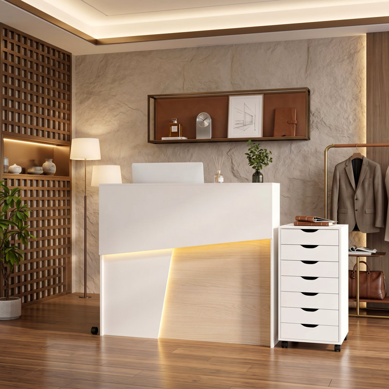 Desk And Filling Cabinet