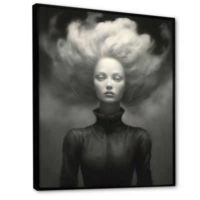 «Wild Hair Dreams», impression monochrome sur toile