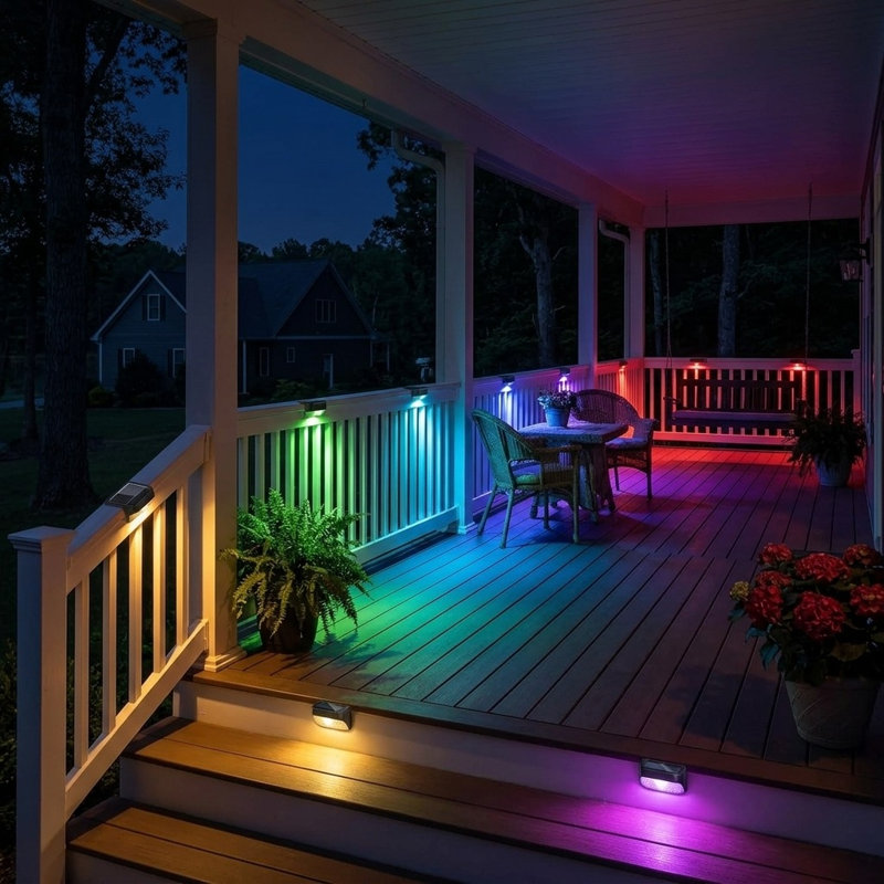 Natural Solar Powered Deck Light