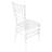 4Pcs PC Clear Stacking Elegant Dining Chairs